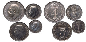 1924 Silver Maundy Set