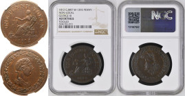 1812 Copper Penny Token NGC AU DETAILS
