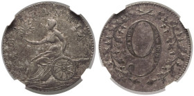 Merchant Token 1811 Silver Sixpence NGC AU 55