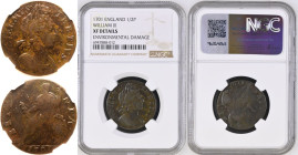 1701 Copper Halfpenny NGC XF DETAILS