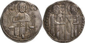 Venezia, Enrico Dandolo (1192-1205) Grosso Pa.1 Ag (gr. 2,04) RR. Questo nominale fu emesso per la prima volta durante il dogado di Enrico Dandolo, in...