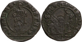 Venezia, Alvise Contarini (1676-1684), soldo da 12 bagattini. Cu, gr. 1,96. Paolucci 17. BB

BB