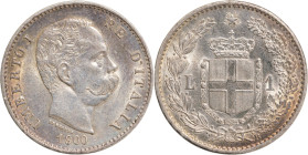 Regno d'Italia, Umberto I (1878-1900). 1 lira 1900. Ar, gr. 5. Pagani 607. SPL+

SPL+