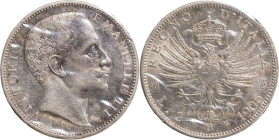Regno d'Italia, Vittorio Emanuele III (1900-1946). 2 lire 1906. Ar, gr. 10. Pagani 730. Sigillata Testa.. QFDC-FDC, segnetti di contatto.

SPL+