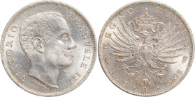 Regno d'Italia, Vittorio Emanuele III (1900-1946). 1 lira 1902. Ar, gr. 5. Pagani 764. SPL+

SPL+