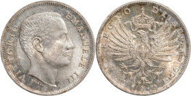 Regno d'Italia, Vittorio Emanuele III (1900-1946). 1 lira 1906. Ar, gr. 5. Pagani 764. SPL+.

SPL+
