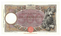 Regno d'Italia, Banca d' Italia V.Emanuele III (1900/1943) 500 lire 07/02/1928 BI 29C (R)

BB/SPL