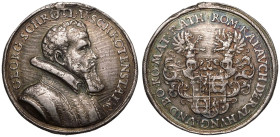 Austria: Vienna ND (c. 1627) Silver Schautaler Georg Schrötl von Schrottenstain Very fine, fields reworked, ex-mounted