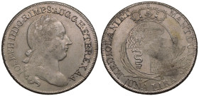 Austria: Duchy of Milan Joseph II 1786 LB Silver 1 Lira Good very fine, some weakness