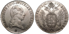 Austria: Empire Francis I 1815 A Silver 1/2 Thaler About extremely fine, cleaned