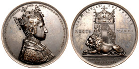 Austria: Empire 1836 Bronze Medal King's Coronation About extremely fine