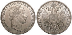 Austria: Empire Franz Joseph I 1858 A Silver Vereinstaler Extremely fine +
