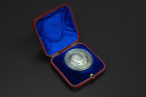 Austria Franz Joseph I ND (after 1870) Silver State Prize Medal Agricultural merit Good extremely fine and prooflike