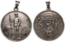 Austria: Graz 1889 Silver Shooting Medal Graz Extremely fine, ex-mount, with ring loop