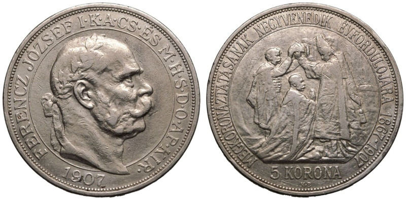 Good very fine | AUSTRIA. EMPIRE. Franz Joseph I, 1848-1916. 
Silver 5 Corona, ...