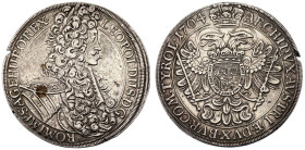 Austria Leopold I 1704 Silver 1 Taler About extremely fine