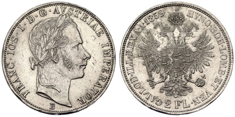 extremely fine with minor hairlines and few spots | AUSTRIA. Franz Joseph I. 
S...