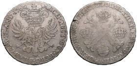Belgium: Austrian Netherlands Maria Theresia 1766 Silver 1/2 Kronenthaler Fine