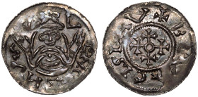 Bohemia Bretislaus I ND (1037-55) Silver Denar Extremely fine, toned and lustrous