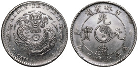 China: Kirin Guangxu Yr 38 (1901) Silver 1 Dollar Good very fine
