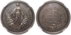 Czech Republic: Prague ND Silver Medal Hofburg Chapel NGC MS 65