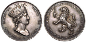 France Second Republic ND (1848-51) Silver Medal Lyon Council