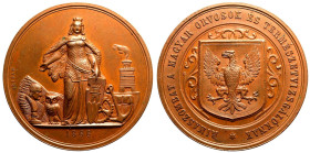 Hungary 1866 Bronze Medal Doctors & Scientists Good extremely fine
