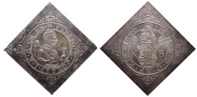 Hungary Franz Joseph I 1896-dated Silver Taler Klippe (Restrike) Proof NGC PF64