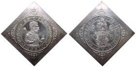 Hungary Franz Joseph I 1896-dated Silver Taler Klippe (Restrike) Proof Good extremely fine, light hairlines