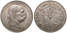 Hungary Franz Joseph I 1900 KB Silver 5 Korona Extremely fine