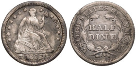United States 1853 Silver Half Dime Fine