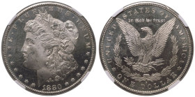 United States Morgan dollars 1880 S Silver 1 Dollar NGC MS 63+ DPL