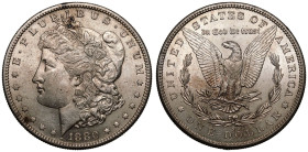 United States Morgan dollars 1880 S Silver 1 Dollar Mint state, brilliance