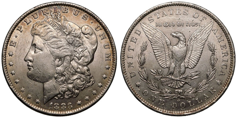 Extremely fine | UNITED STATES. Morgan dollars, 1878-1904. 
Silver 1 Dollar, 18...