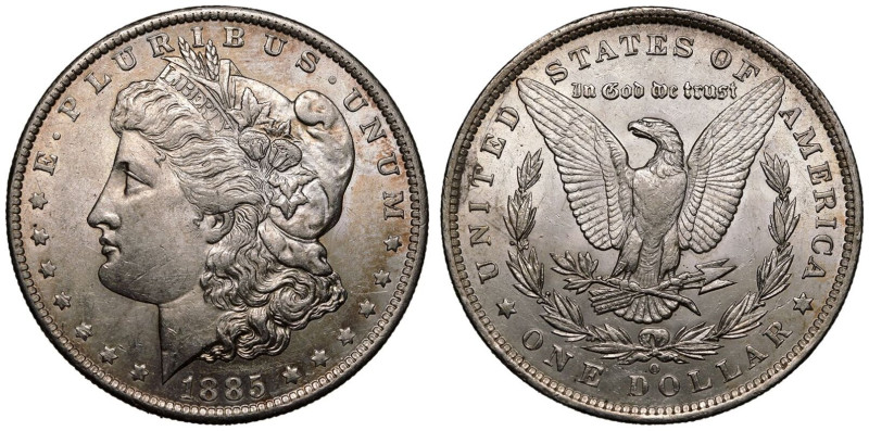 About mint state | UNITED STATES. Morgan dollars, 1878-1904. 
Silver 1 Dollar, ...