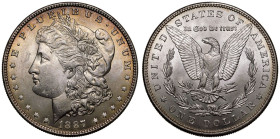 United States Morgan dollars 1887 Silver 1 Dollar Choice mint state