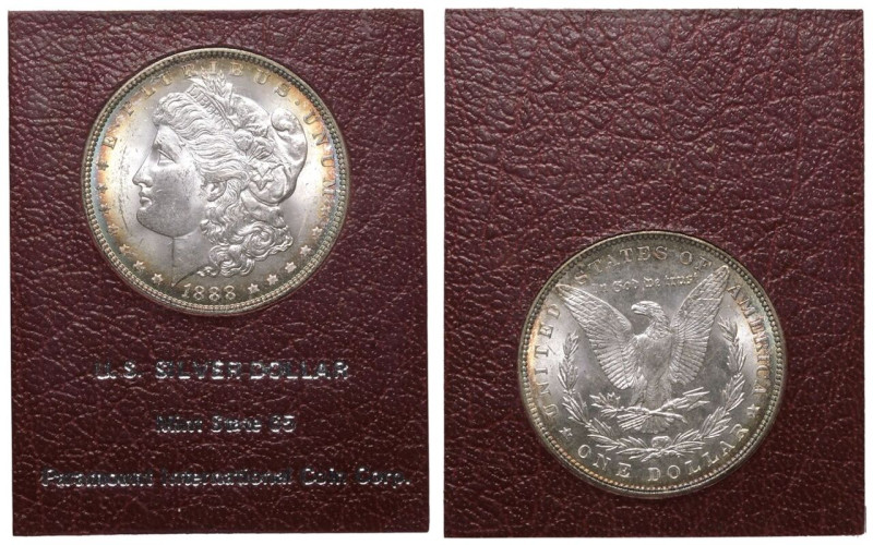 "MS65" | UNITED STATES. Morgan dollars, 1878-1904. 
Silver 1 Dollar, 1888. Phil...