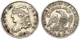 United States 1834 Silver 5 Cents Extremely fine