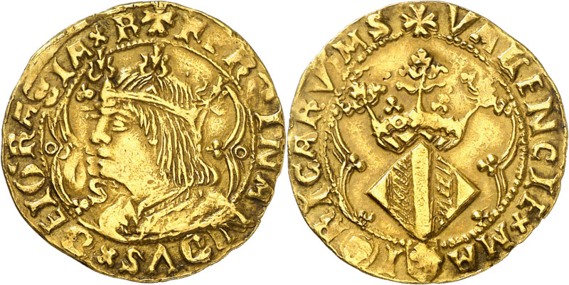 Ferran II (1479-1516). València. Ducat. (Cru.V.S. 1210) (Cru.C.G. 3119). Anv.: B...