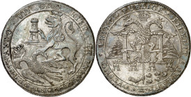 1808. Fernando VII. La Plata. Proclamación. (Ha. 26) (Medina 311) (V.Q. 13285). Anv.: FERDINANDOVII HISPET INDR / 1808. León rampante coronado a izqui...