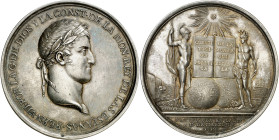 1812. Fernando VII. Cádiz. Promulgación de la Constitución. (Ruiz Trapero 424) (V. 290) (V.Q. 14190 var metal). Anv.: FERNVIIPOR LA GDE DIOS Y LA CONS...