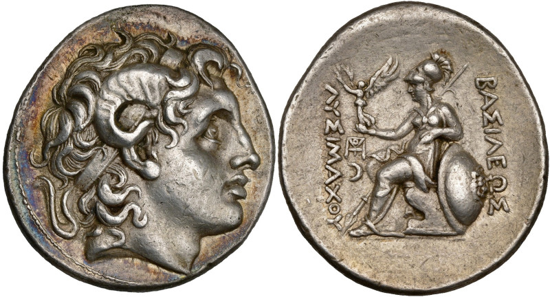 ROYAUME DE THRACE, Lysimaque (306-281), AR tétradrachme, 297-282 av. J.-C., Lamp...