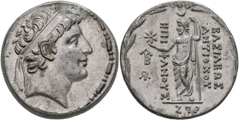 ROYAUME SÉLEUCIDE, Antiochos VIII Grypous, 2e règne (112-109), tétradrachme. Fau...