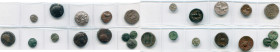 lot de 13 p.: Massalia, obole; Macédoine, Philippe II, bronze; Alexandre III, drachme; Thrace, Byzantion, hémisicle; Illyrie, Apollonia, drachme; Bith...