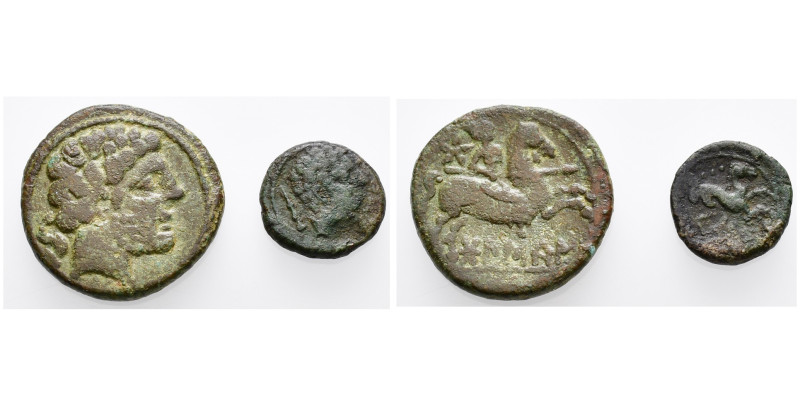 ESPAGNE, lot de 2 p.: Bolscan, as; Kese, quadrans. Alvarez Burgos 1505, 1843 var...