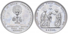 MILANO. Durante Francesco Giuseppe I d’Asburgo Lorena, 1848-1859 Medaglia 1852 opus L. Seregni. Æ, gr. 58,03 mm 52,8. Dr. HOC FACITE IN MEAM COMMEMORA...