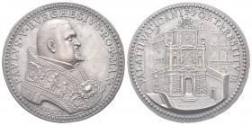 ROMA. Paolo V (Camillo Borghese), 1605-1621. Medaglia riconio ottenuta da due coni a. XVI opus G. A. Mori. Æ, gr. 57 mm 50. Dr. PAVLVS V BVRGHESIVS RO...