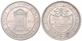 ROMA. Leone XII (Annibale Sermattei della Genga), 1823-1829. Medaglia 1825 a. IVB opus Pasinati. Æ, gr. 40,64 mm 45,1. Dr. SEDENTE LEONE XII PONT MAX ...