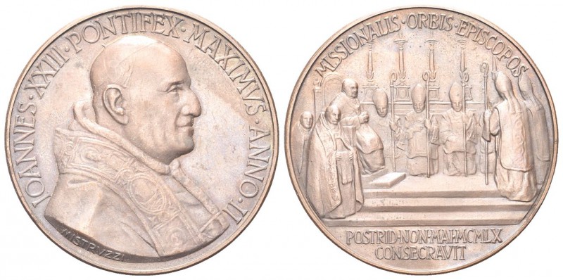 ROMA. Giovanni XXIII (Angelo Giuseppe Roncalli), 1958-1963. Medaglia 1959 a. II ...