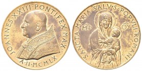 ROMA. Giovanni XXIII (Angelo Giuseppe Roncalli), 1958-1963. Medaglia 1960 opus P. Giampaoli. Æ, gr. 33,87 mm 44. Dr. JOANNES XXIII PONTIFEX MAX. Busto...